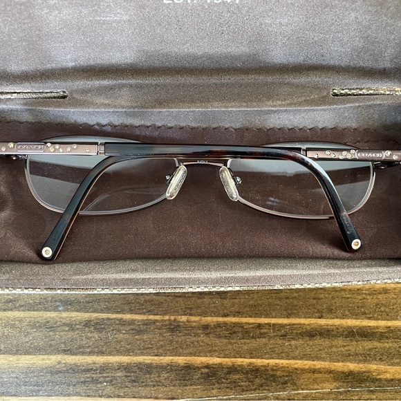 Coach Tortoise & Rhinestone Glasses - Picture 8 of 8